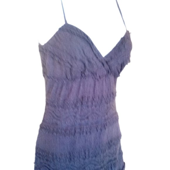 LE CHATEAU Brown Crochet Maxi Hippy Boho Dress XS NEW NWT - Picture 3 of 8